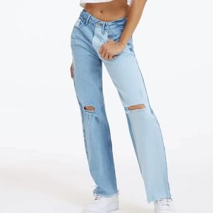 Good American 90’s Relaxed Jean Indigo 359 6| 28